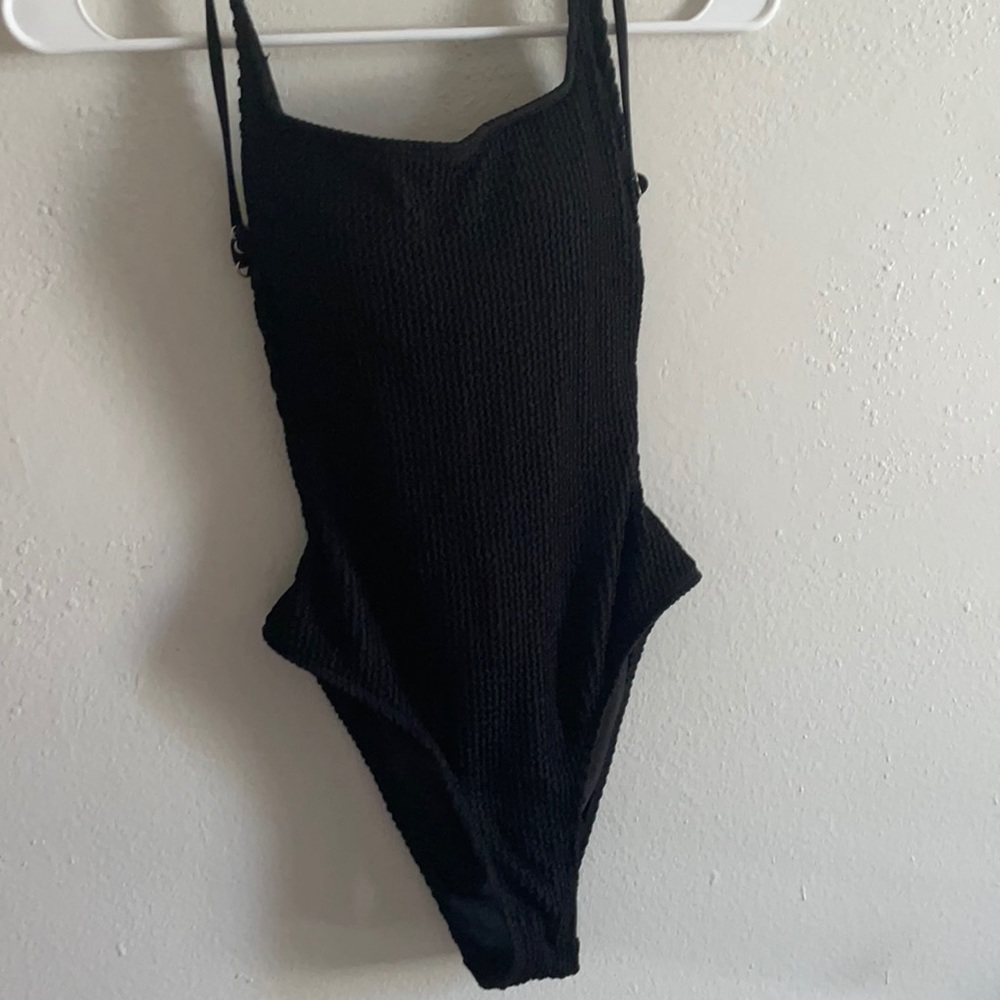 Black one piece